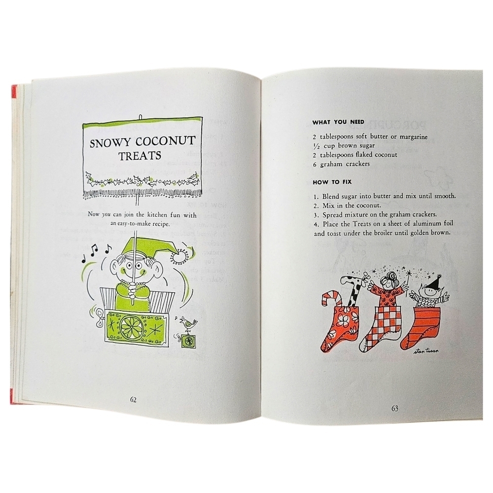 Vtg 1975 Young Childrens Mix and Fix Cook Book Parents Magazine Over 55 Recipes - Picture 8 of 9